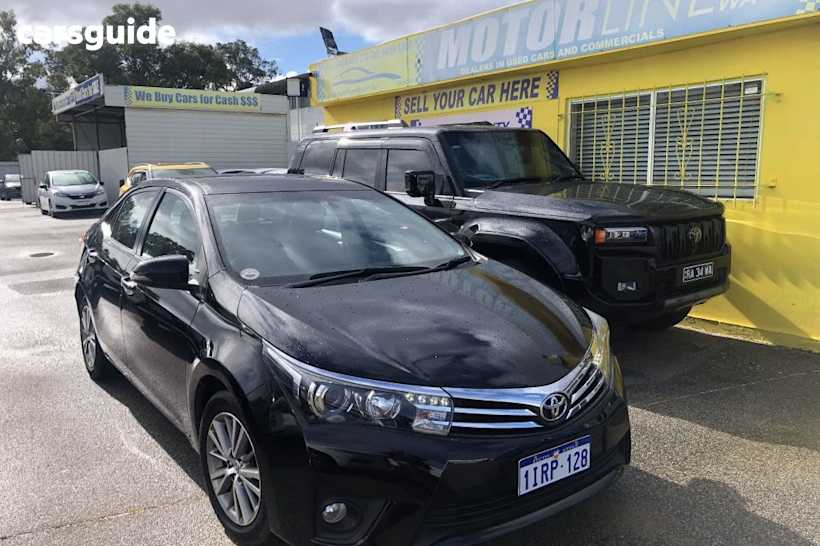 Black 2015 Toyota Corolla Sedan Zr