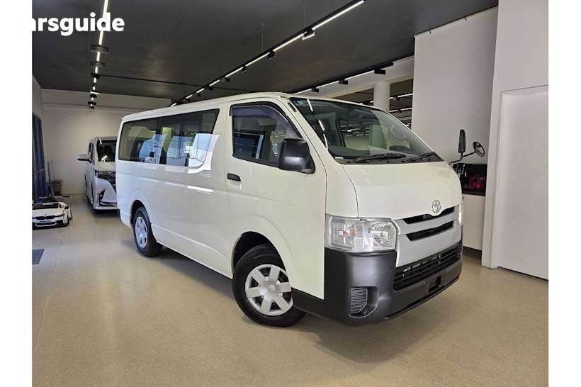 White 2019 Toyota Hiace Commercial