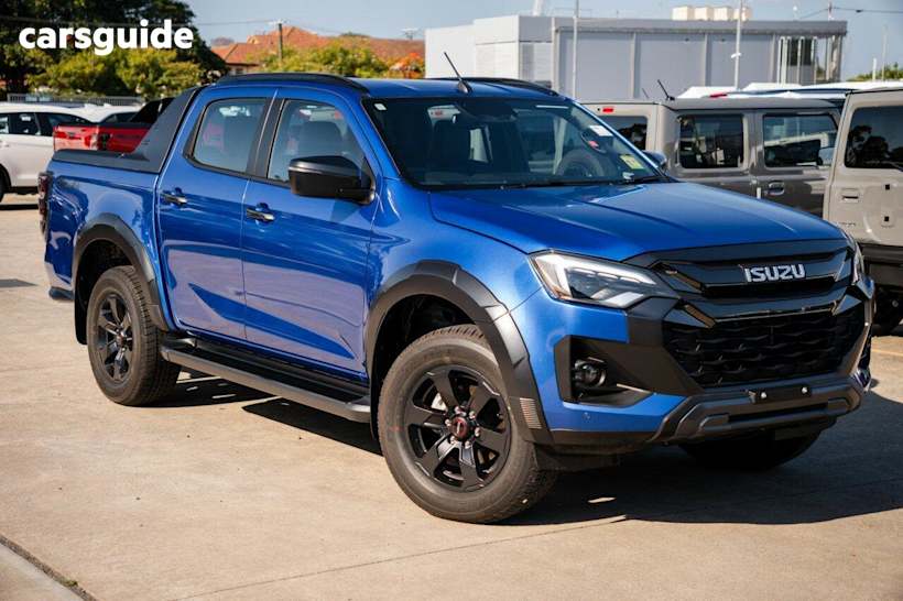 Blue 2025 Isuzu D-MAX Crew Cab Utility X-Terrain (4X4)