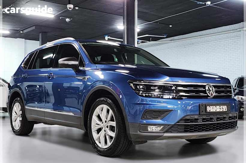Blue 2018 Volkswagen Tiguan Wagon Allspace 110 TSI Comfortline