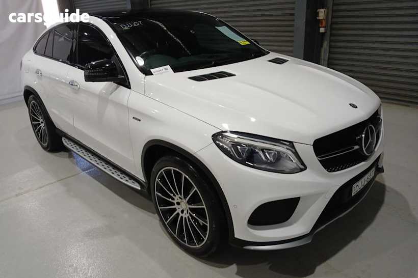 White 2016 Mercedes-Benz GLE450 Coupe Amg 4Matic