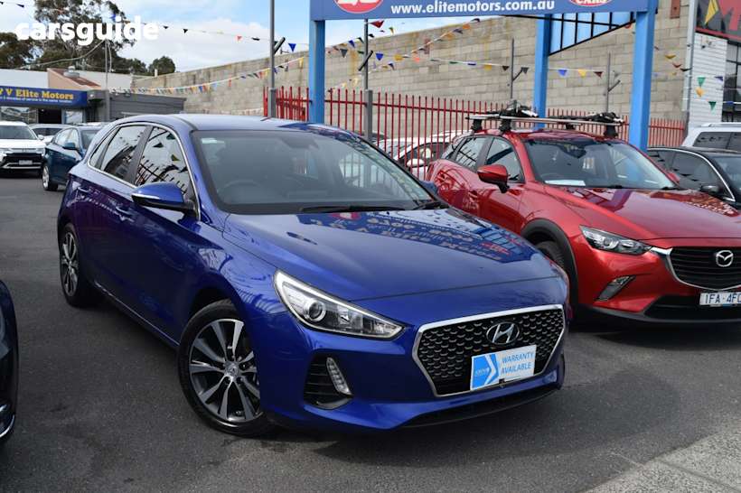 Blue 2019 Hyundai I30 Hatchback Elite