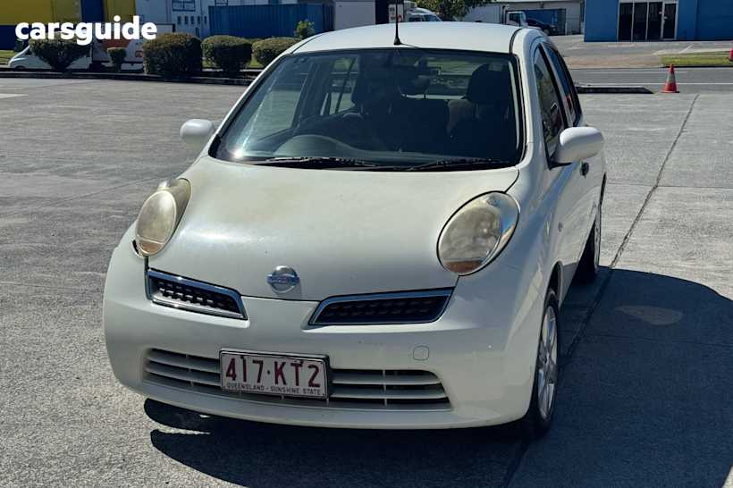 White 2009 Nissan Micra Hatchback