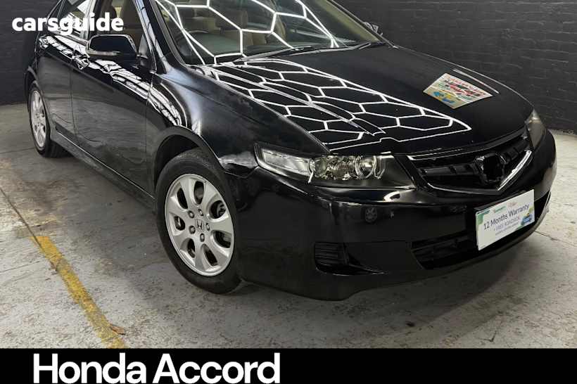 Black 2006 Honda Accord Euro Sedan