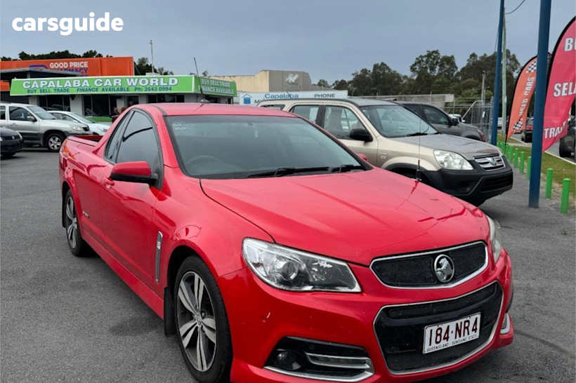 Red 2014 Holden UTE Utility Sv6 Storm