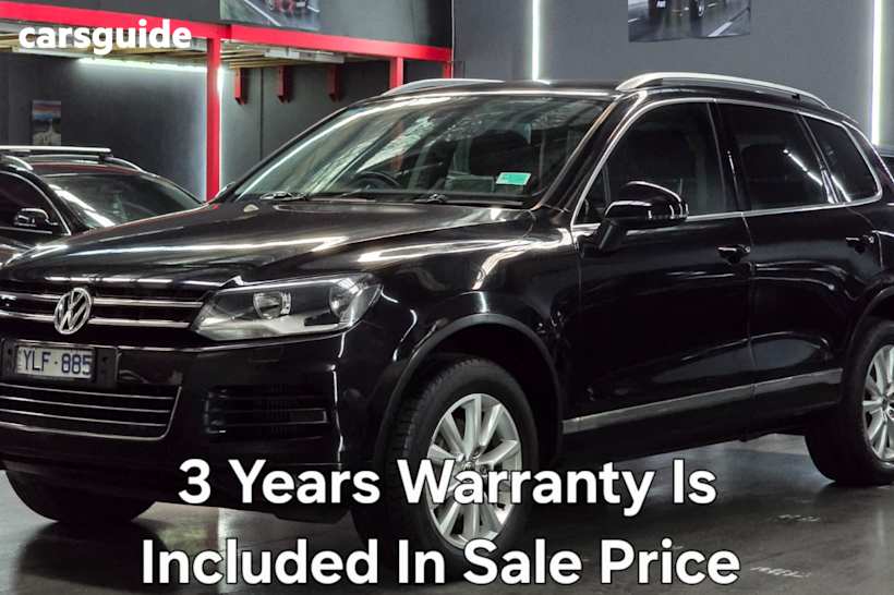 Black 2011 Volkswagen Touareg Wagon V6 Tdi