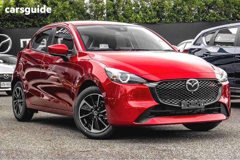 Red 2025 Mazda Mazda2 Hatch G15 GT F
