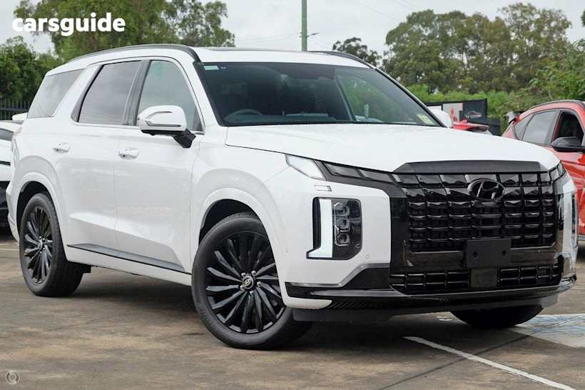 White 2024 Hyundai Palisade SUV CALLIGRAPHY BLACK INK 4X4