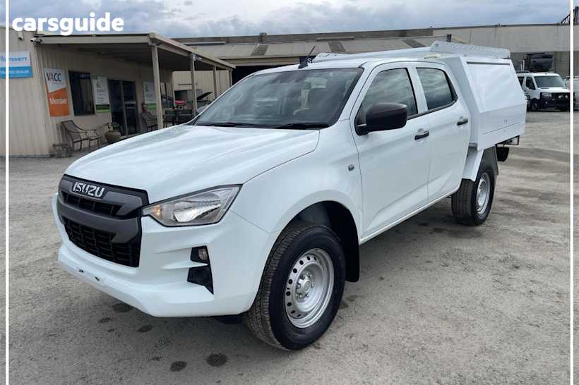 White 2021 Isuzu D-MAX Crew Cab Utility SX (4X2)