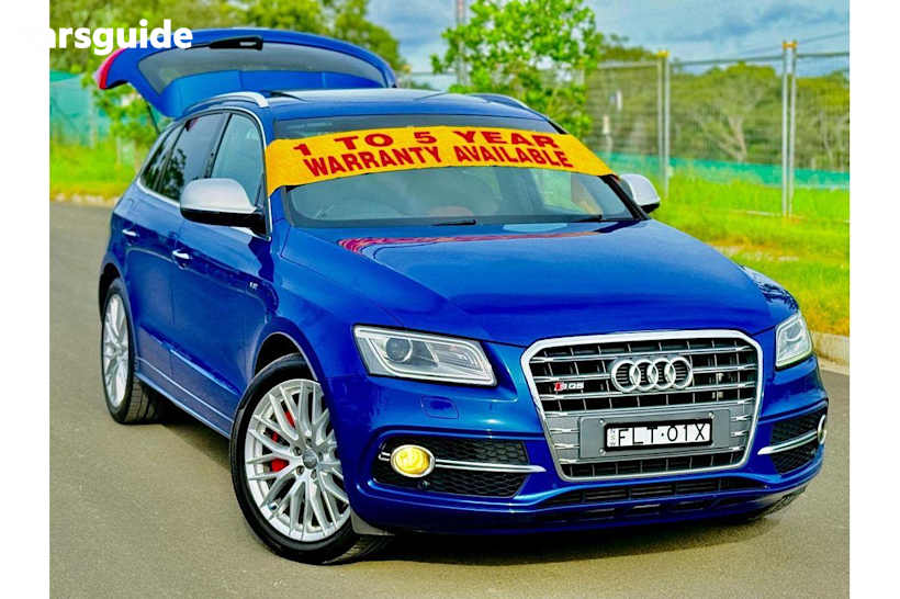 Blue 2015 Audi SQ5 SUV TDI 4WD