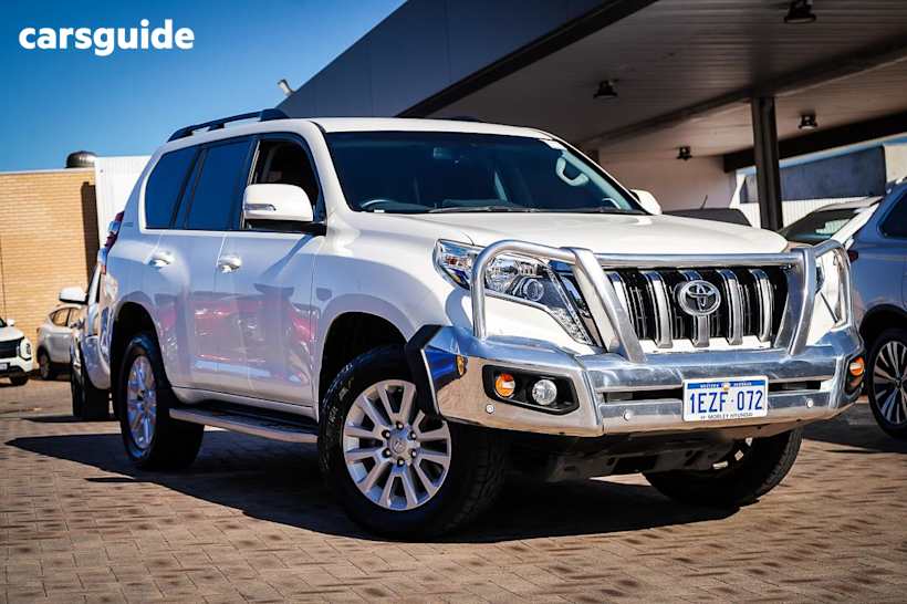 White 2016 Toyota Landcruiser Prado Wagon Vx (4X4)