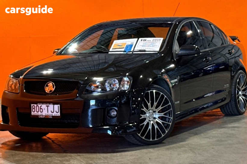 Black 2009 Holden Commodore Sedan SS