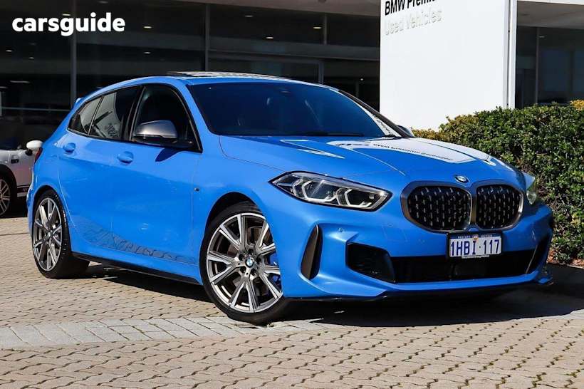 Blue 2020 BMW M135I Hatchback Xdrive