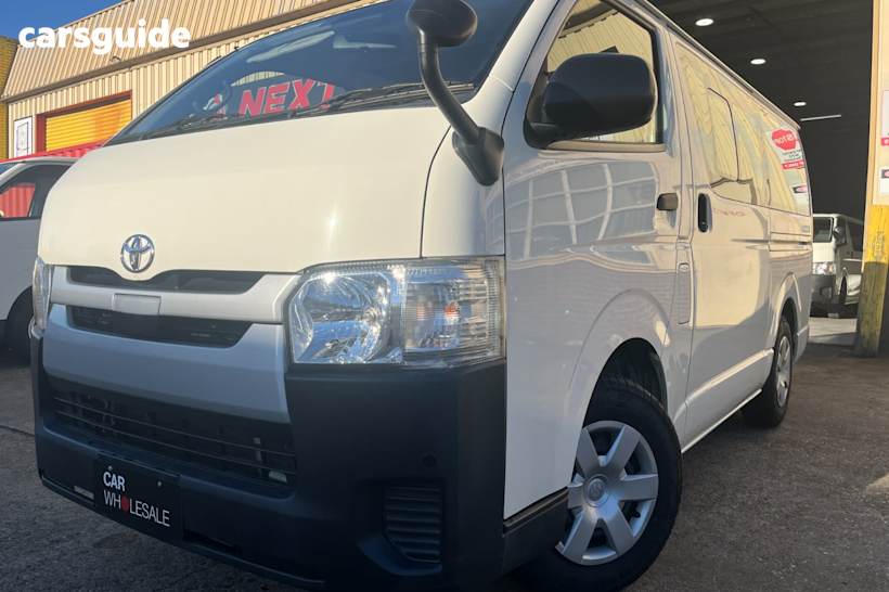 White 2019 Toyota HiAce Van Dx