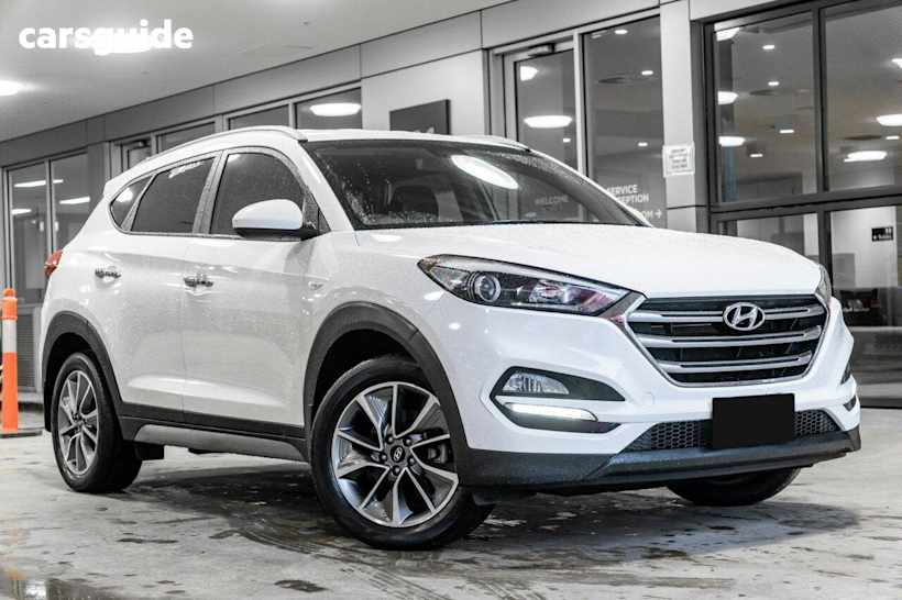 White 2018 Hyundai Tucson Wagon Trophy Limited Edition