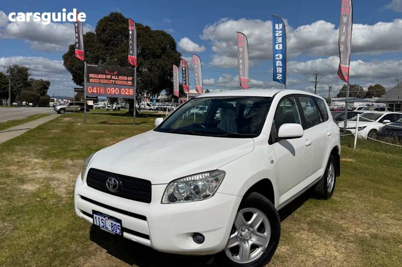 White 2006 Toyota RAV4 Wagon Cv (4X4)