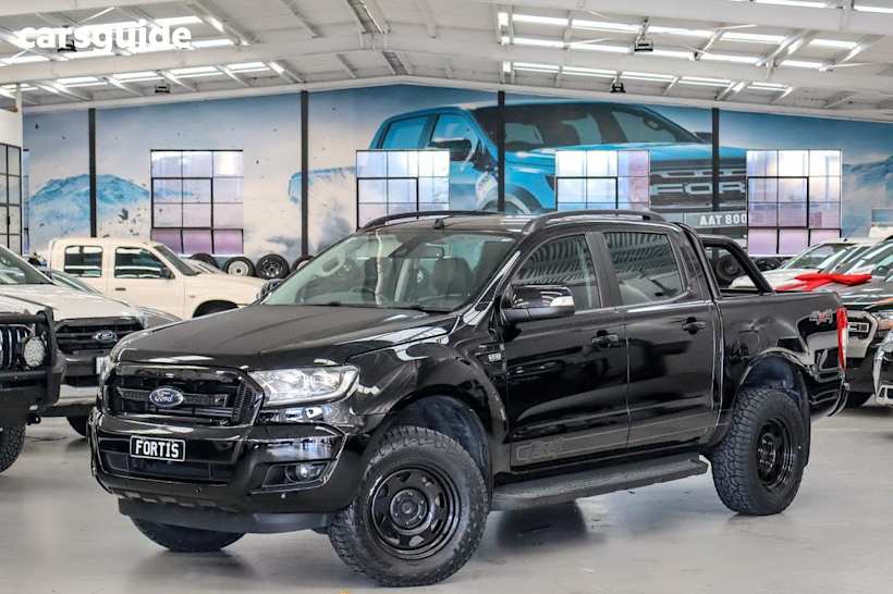 Black 2018 Ford Ranger Dual Cab Utility Fx4 Special Edition