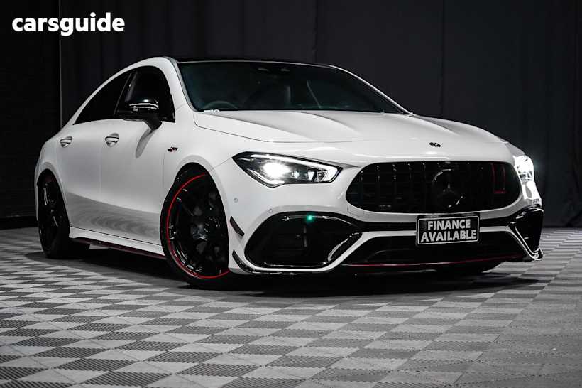 White 2020 Mercedes-Benz CLA45 Coupe S 4Matic+