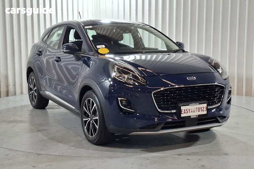 Blue 2022 Ford Puma Hatchback