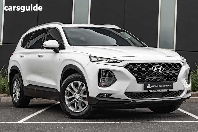 White 2020 Hyundai Santa FE Wagon Active Crdi (Awd)