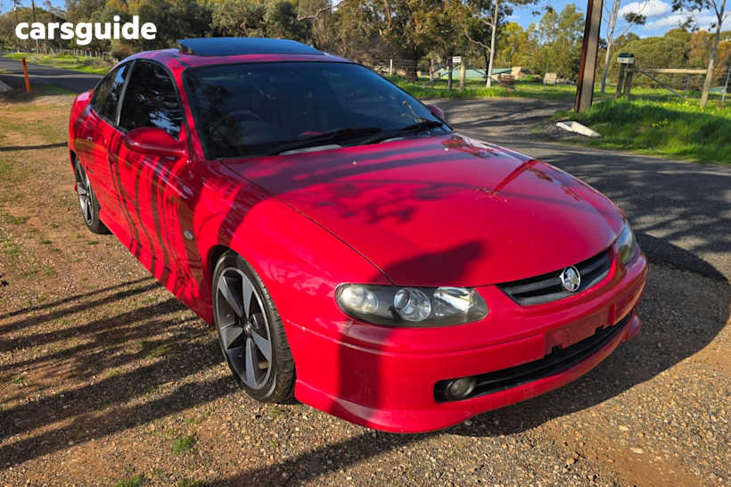 Red 2004 Holden Monaro Coupe Cv8-R