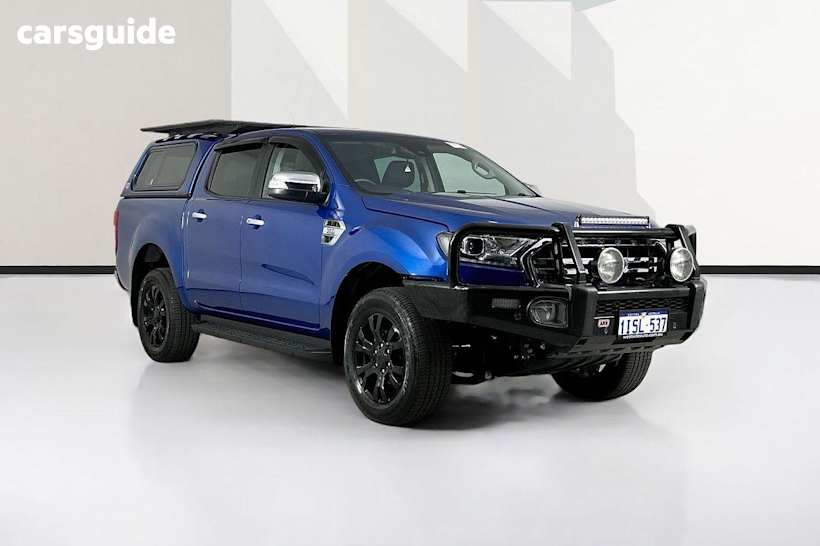 Blue 2020 Ford Ranger Double Cab Pick Up Xlt 3.2 (4X4)