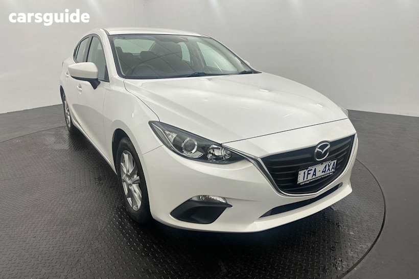 White 2015 Mazda 3 Sedan NEO
