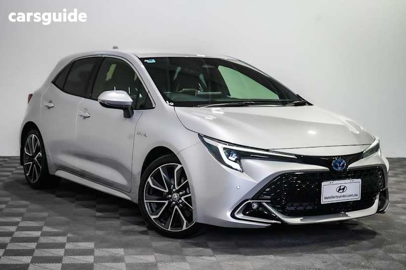 Silver 2023 Toyota Corolla Hatchback ZR Hybrid