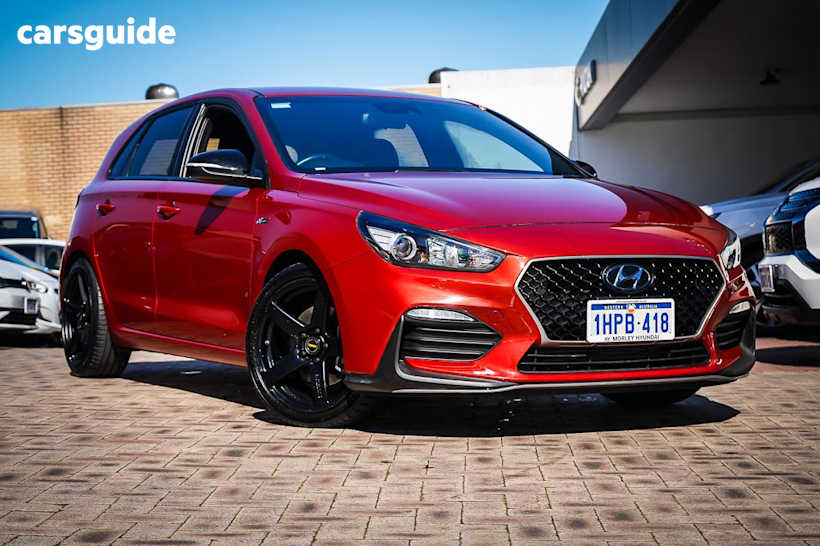 Orange 2020 Hyundai I30 Hatchback N Line Premium