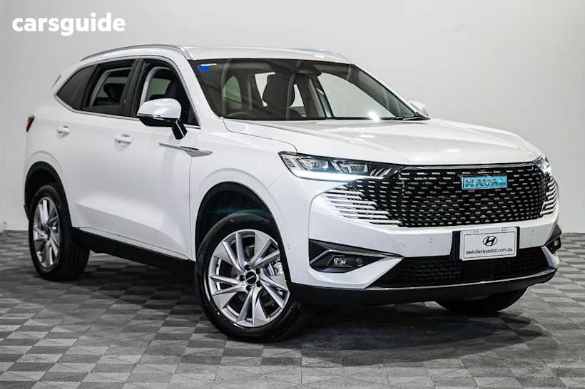 White 2024 GWM Haval H6 Wagon Ultra Hybrid