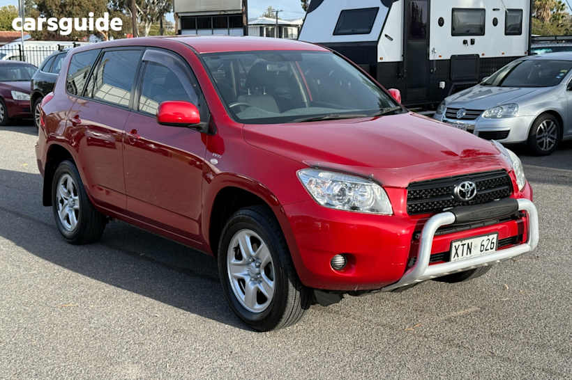 Red 2008 Toyota RAV4 Wagon Cv (4X4)
