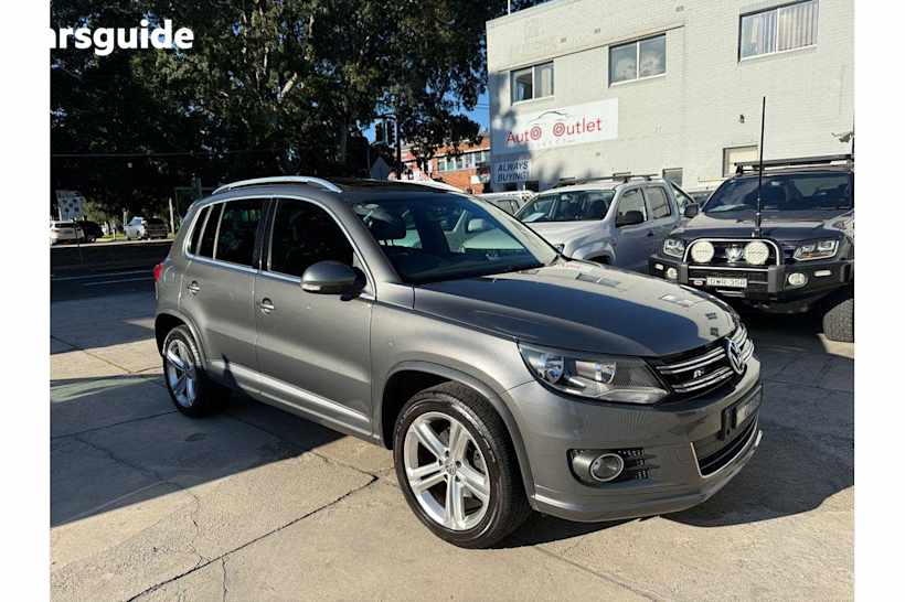 Grey 2015 Volkswagen Tiguan Wagon 155TSI R-LINE 4WD