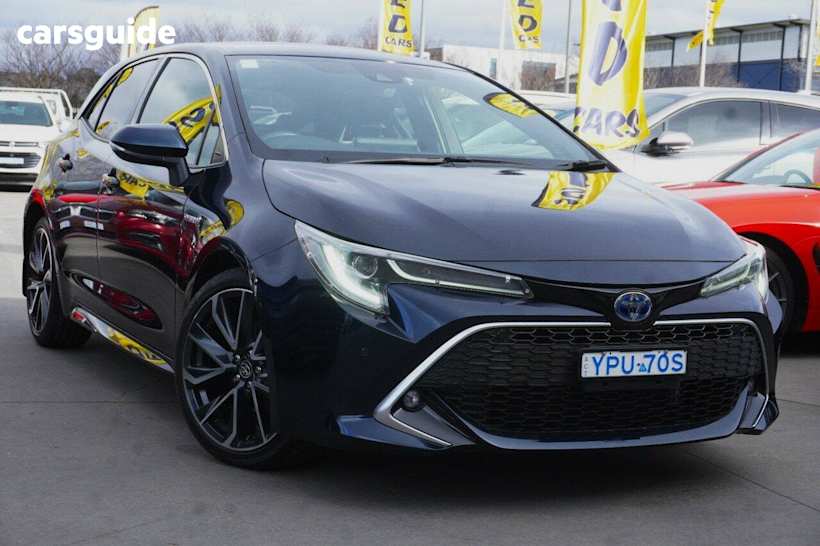 Blue 2022 Toyota Corolla Hatchback ZR Hybrid