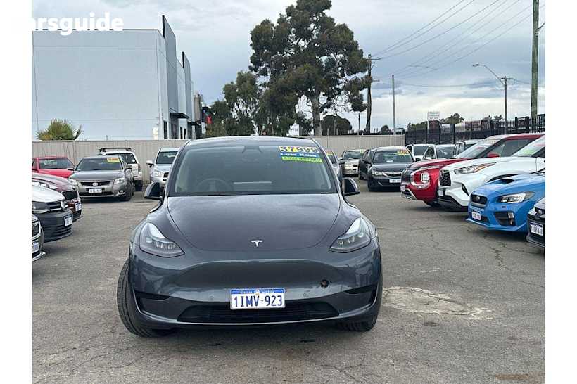 Silver 2022 Tesla Model Y Wagon Rear-Wheel Drive