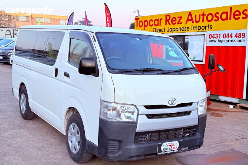 White 2017 Toyota HiAce Van Dx