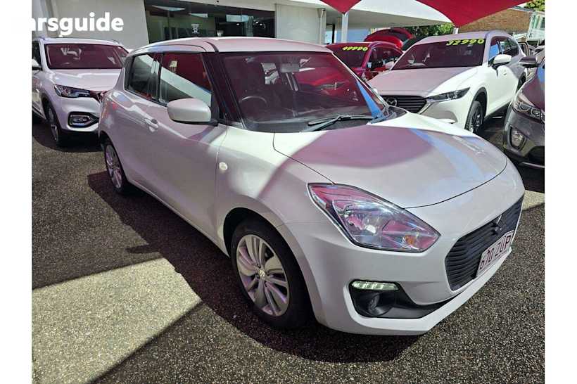 White 2019 Suzuki Swift Hatchback Gl Navigator
