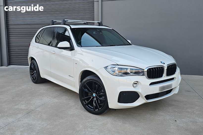 White 2018 BMW X5 Wagon Xdrive 30D M Sport (7 Seat)
