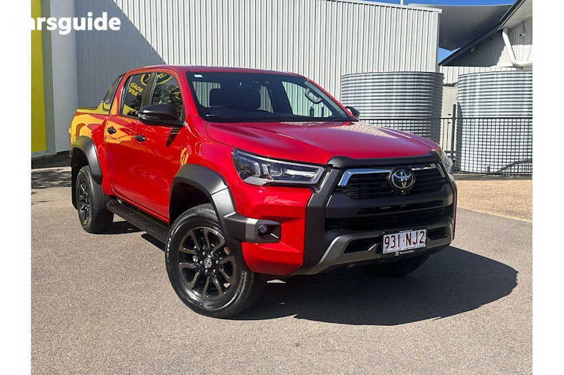 Red 2024 Toyota Hilux Double Cab Pick Up Rogue 48V (4X4)