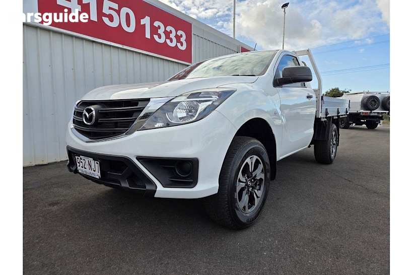 White 2019 Mazda BT-50 Cab Chassis Xt (4X4) (5Yr)
