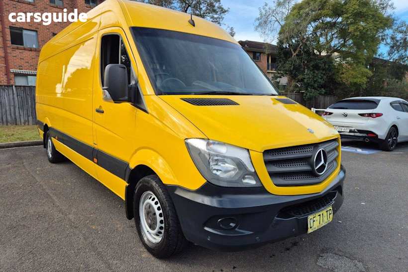 Yellow 2015 Mercedes-Benz Sprinter Van 313Cdi Lwb Hi Roof