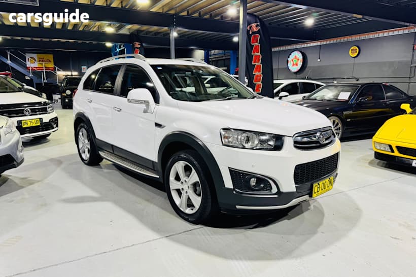 White 2014 Holden Captiva Wagon 7 Ltz (4X4)