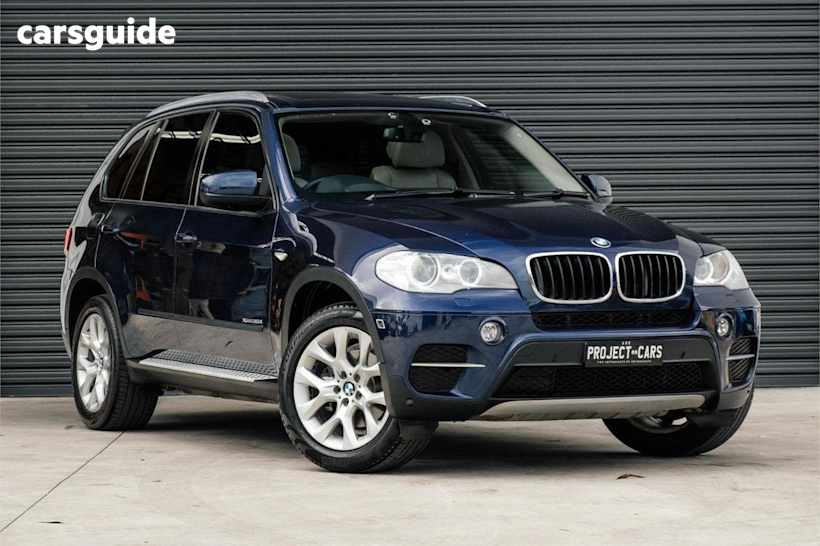 Blue 2011 BMW X5 Wagon Xdrive 30D