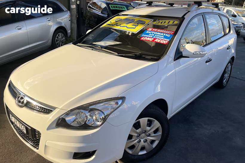 White 2011 Hyundai I30 Wagon Cw Slx 1.6 Crdi