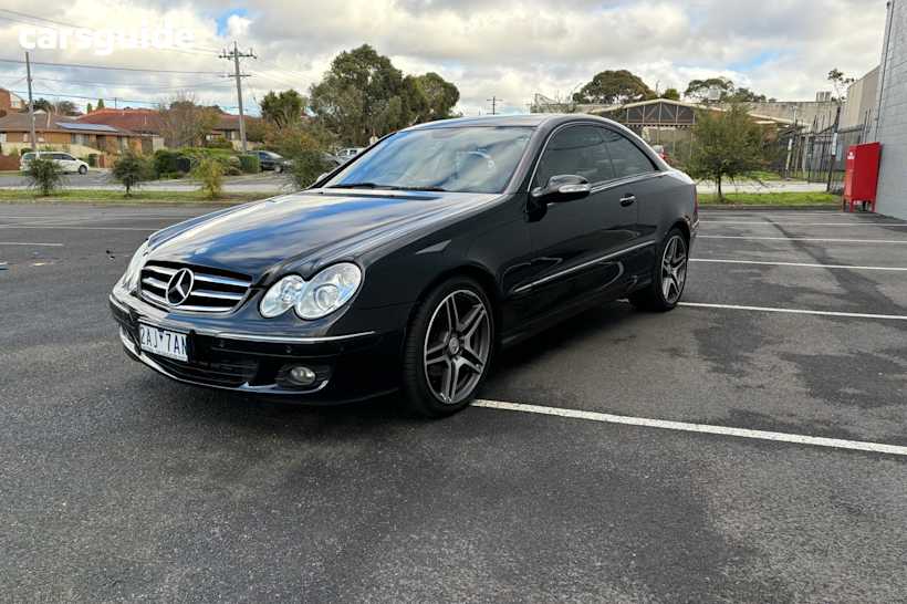 Black 2006 Mercedes-Benz CLK350 Coupe Avantgarde