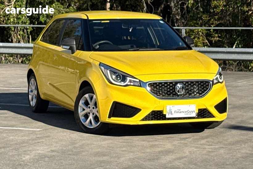 Yellow 2019 MG MG3 Hatchback Core