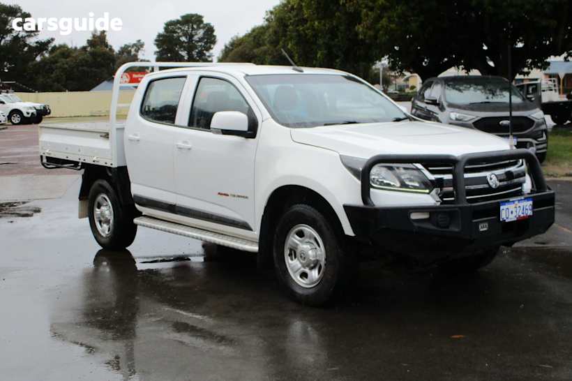 White 2018 Holden Colorado Crew Cab Chassis Ls (4X4)
