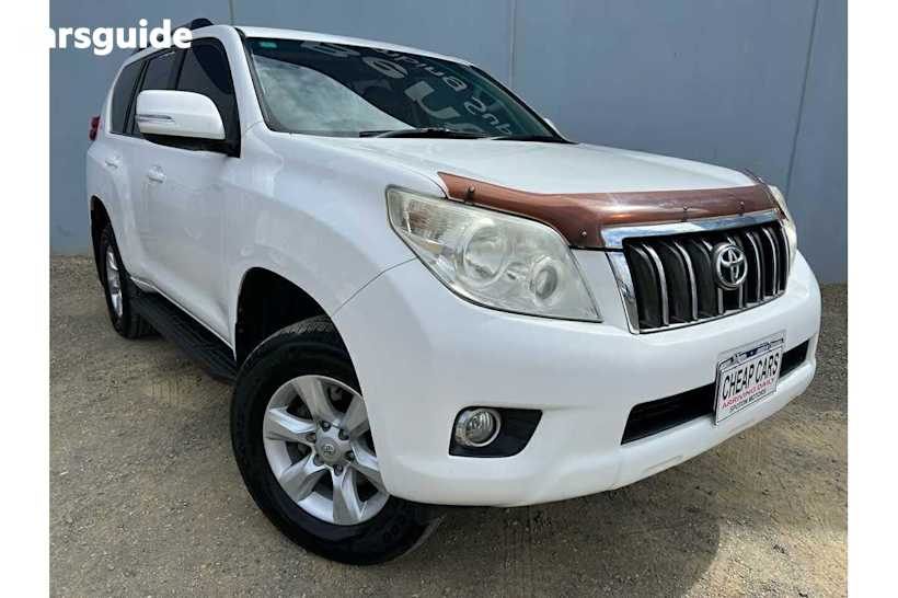 White 2012 Toyota Landcruiser Prado SUV GXL 4X4