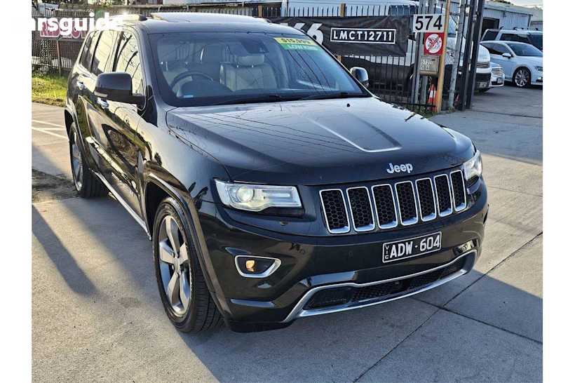 Black 2014 Jeep Grand Cherokee Wagon Overland (4X4)