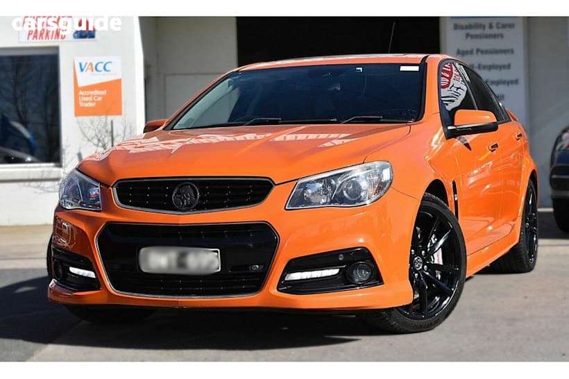 Orange 2013 Holden Commodore Sedan Ss-V Redline