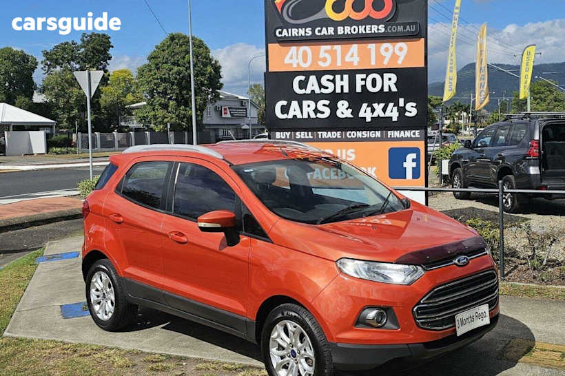 Orange 2013 Ford Ecosport Wagon Titanium 1.0